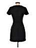 Aqua 100% Polyester Solid Black Casual Dress Size S - photo 2