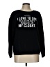 Zara W&B Collection Black Sweatshirt Size L - photo 1