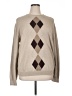 Axist 100% Cotton Argyle Tan Pullover Sweater Size XL - photo 1