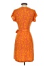 Nine West Paisley Orange Casual Dress Size XS - photo 2