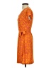 Nine West Paisley Orange Casual Dress Size XS - photo 5