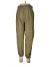 Zaful 100% Polyester Solid Green Casual Pants Size 6 - photo 2