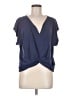 Kiyonna Blue Short Sleeve Top Size M - photo 1