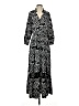 Chico's Paisley Black Casual Dress Size Sm (0) - photo 1