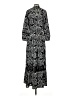 Chico's Paisley Black Casual Dress Size Sm (0) - photo 2