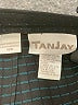 TanJay 100% Polyester Houndstooth Black Formal Skirt Size 18 - photo 4