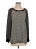Ann Taylor LOFT 100% Polyester Gray Long Sleeve Blouse Size S - photo 1