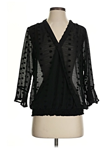 Solitaire 3/4 Sleeve Blouse (view 1)