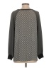 Ann Taylor LOFT 100% Polyester Gray Long Sleeve Blouse Size S - photo 2