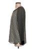 Ann Taylor LOFT 100% Polyester Gray Long Sleeve Blouse Size S - photo 5
