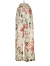 Shein 100% Polyester Floral Ivory Casual Pants Size S - photo 1