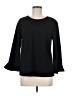 Ann Taylor Black 3/4 Sleeve Top Size M - photo 1