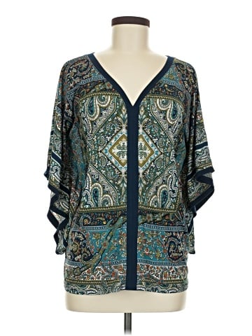 One World 3/4 Sleeve Blouse (view 1)