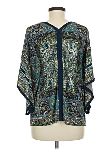 One World 3/4 Sleeve Blouse (view 2)