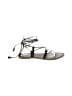 Madewell 100% Leather Gray Black Sandals Size 7 - photo 1
