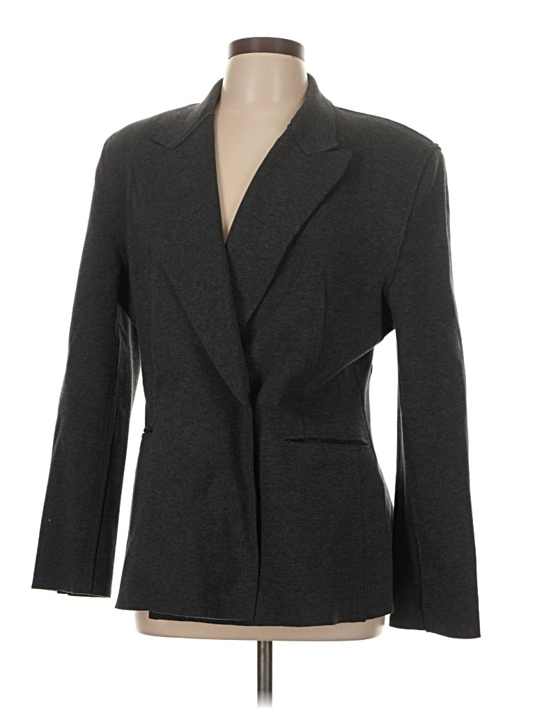 Pre-owned Norma Kamali Blazer Jacket In Gray