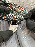 Venus Print Black Casual Pants Size M - photo 4