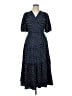 Draper James 100% Polyester Polka Dots Blue Casual Dress Size 14 - photo 1