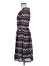 Sangria Chevron-herringbone Purple Casual Dress Size 6 - photo 5