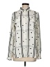Ann Taylor LOFT 100% Polyester Polka Dots Ivory Long Sleeve Blouse Size M - photo 1