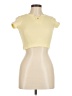 Old Navy Yellow Short Sleeve Top Size 8 - photo 1