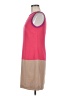 Ann Taylor 100% Polyester Color Block Pink Casual Dress Size 6 - photo 5