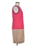 Ann Taylor 100% Polyester Color Block Pink Casual Dress Size 6 - photo 4