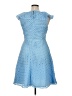 Draper James 100% Polyester Polka Dots Blue Casual Dress Size 14 - photo 2