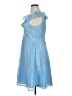 Draper James 100% Polyester Polka Dots Blue Casual Dress Size 14 - photo 5
