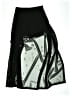 showpo 100% Polyester Black Casual Skirt Size 6 - photo 2