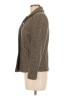 Ann Taylor 100% Wool Houndstooth Brown Wool Blazer Size 6 - photo 5