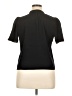 Nine West 100% Polyester Black Short Sleeve Blouse Size L (petite) - photo 2
