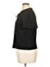 Nine West 100% Polyester Black Short Sleeve Blouse Size L (petite) - photo 5