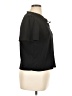 Nine West 100% Polyester Black Short Sleeve Blouse Size L (petite) - photo 4