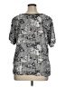 Maggie Barnes Silver Short Sleeve Blouse Size 16 (2) - photo 2