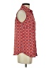Zac & Rachel Red Sleeveless Button-Down Shirt Size S - photo 4
