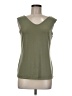 Chico's Solid Gray Green Sleeveless Top Size Med (1) - photo 1