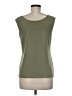 Chico's Solid Gray Green Sleeveless Top Size Med (1) - photo 2