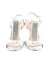 Nina White Silver Heels Size 8 - photo 2