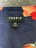 Torrid 100% Rayon Floral Black 3/4 Sleeve Blouse Size Med Plus (00) - photo 7