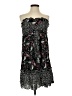 Ellison 100% Rayon Paisley Black Cocktail Dress Size S - photo 1