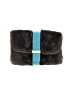 Stephanie Johnson Teal Brown Makeup Bag One size - photo 1