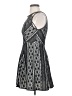 Free People 100% Polyester Argyle Gray Cocktail Dress Size 2 - photo 5