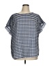 Shein Curve 100% Polyester Blue Short Sleeve Blouse Size 16 Plus (2) - photo 1