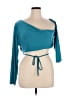 Boohoo Teal 3/4 Sleeve Top Size 22 - photo 1