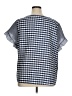 Shein Curve 100% Polyester Blue Short Sleeve Blouse Size 16 Plus (2) - photo 2