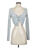 Shein Gray Long Sleeve Top Size XS - photo 1