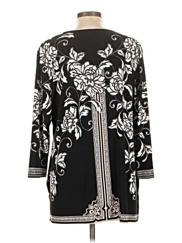 JM Collection Long Sleeve Blouse (view 2)