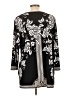 JM Collection Black Long Sleeve Blouse Size XL - photo 2