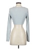 Shein Gray Long Sleeve Top Size XS - photo 2
